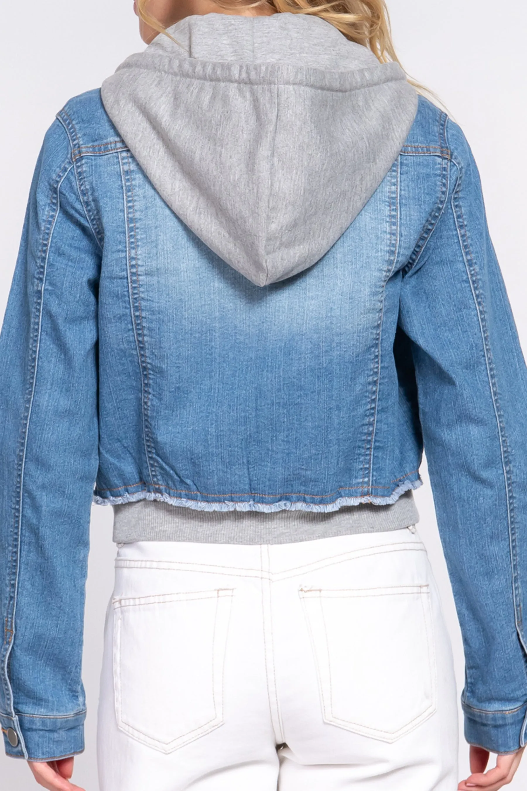 Women's Denim Vest and Hoodie Denim Jackets J13454 $11.50Each