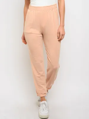 WOMEN'S ELASTIC WAIST JOGGER PANTS