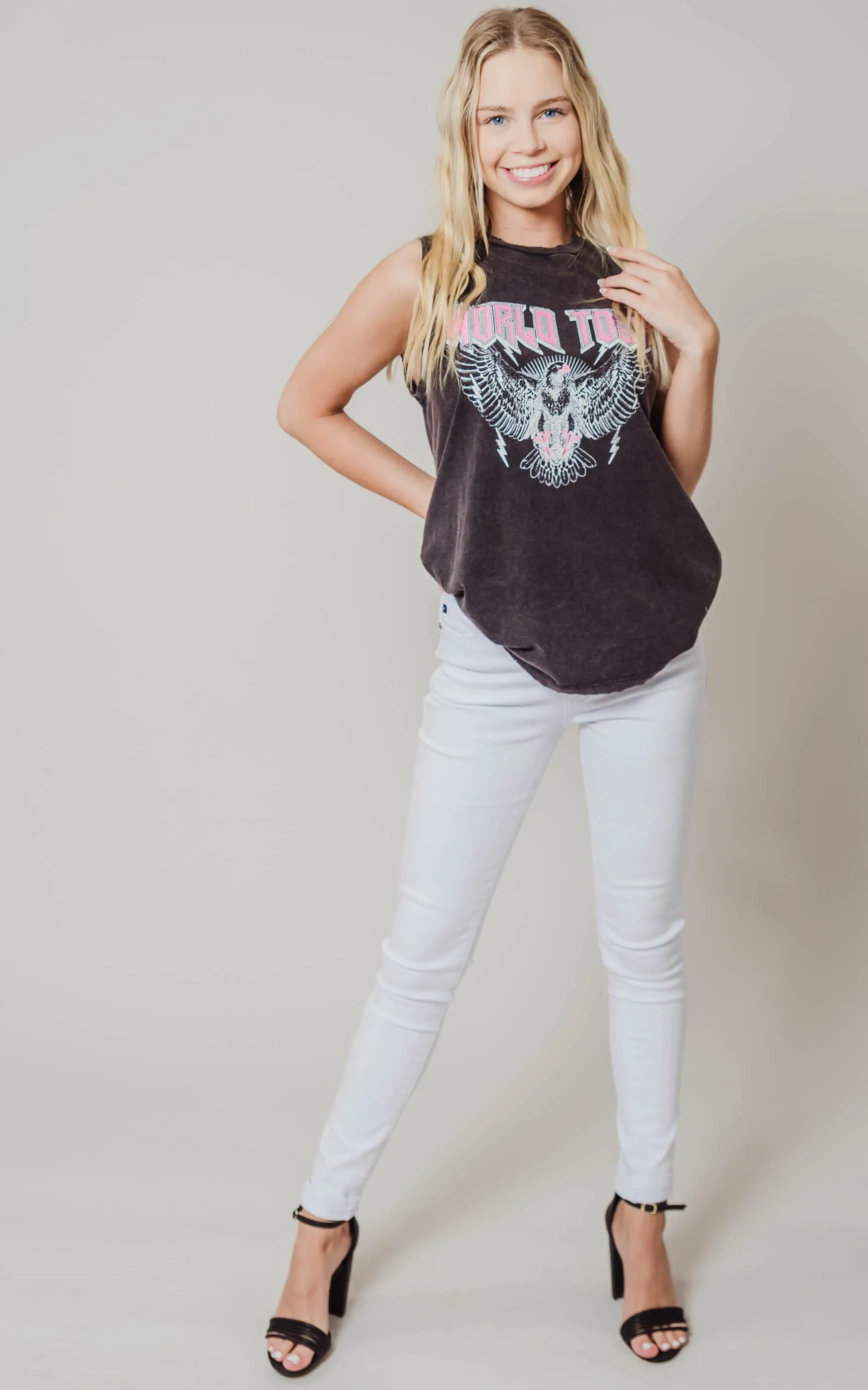 World Tour Eagle Tank Top - Final Sale