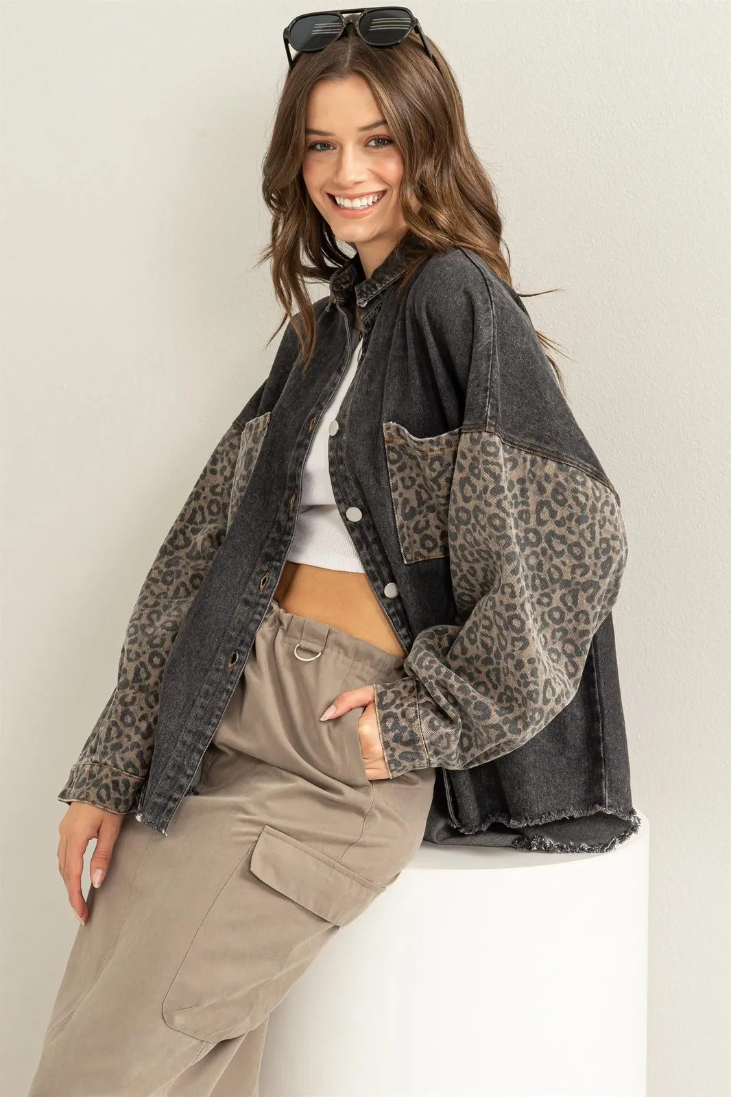 World Wonderer Denim Shacket