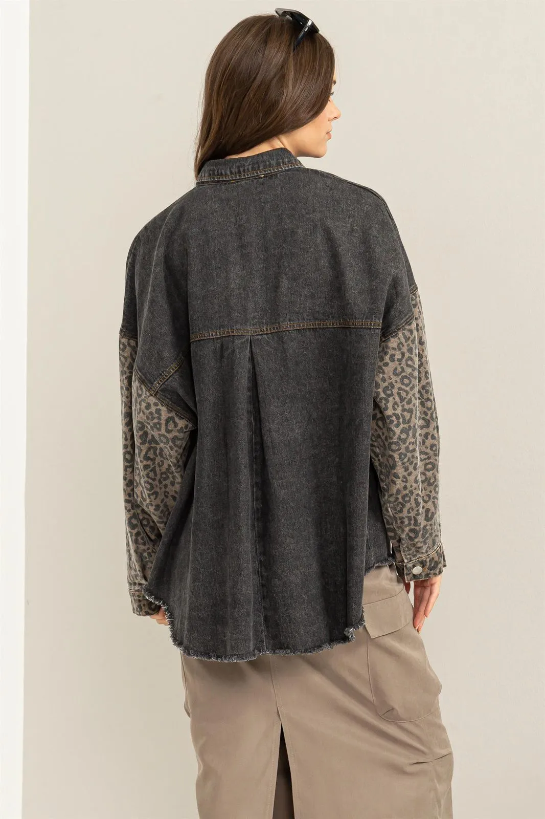 World Wonderer Denim Shacket
