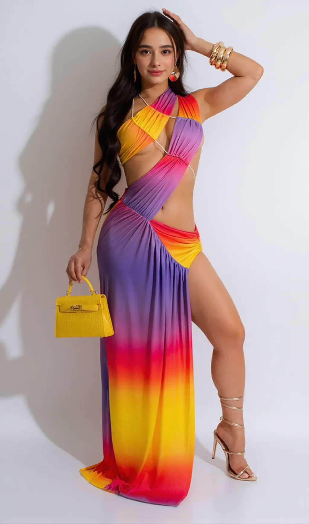 Wrap Around Maxi Dress