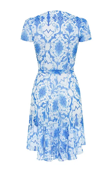 WRAP MINI DRESS