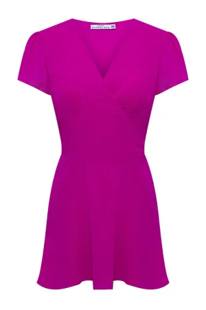 WRAP MINI DRESS