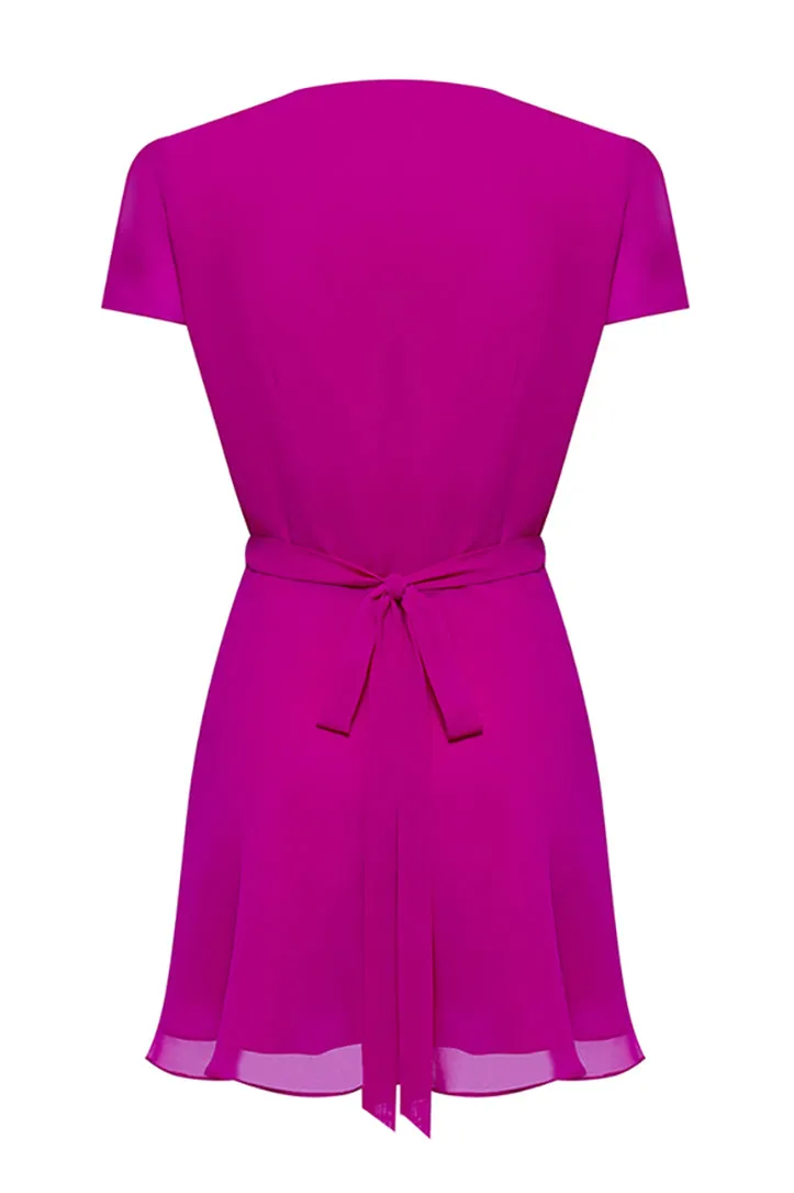 WRAP MINI DRESS