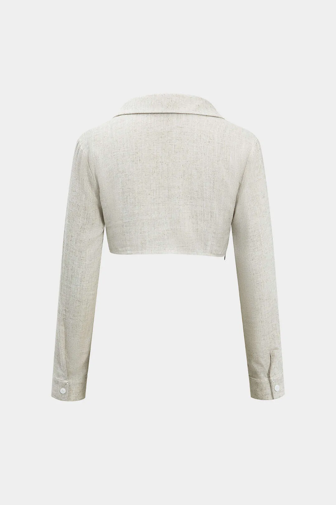 Yasmine - Modern and Chic Woman's Color Block Ruched Shirt