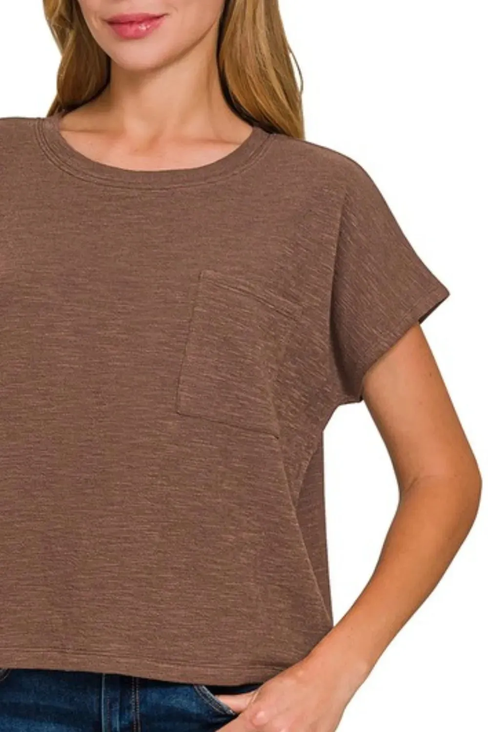 Zenana Round Neck Short Sleeve T-Shirt