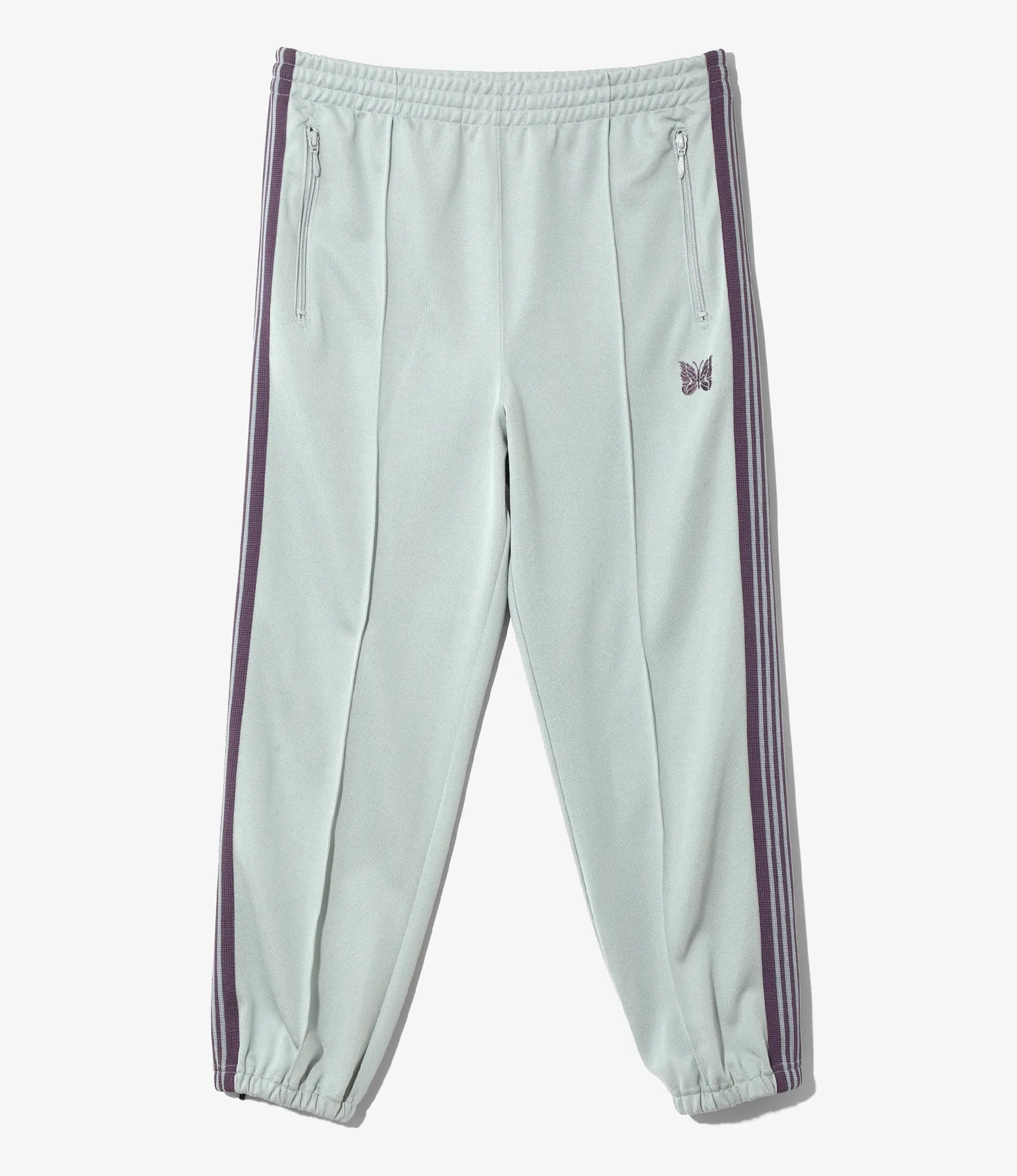 Zipped Track Pant - Poly Smooth